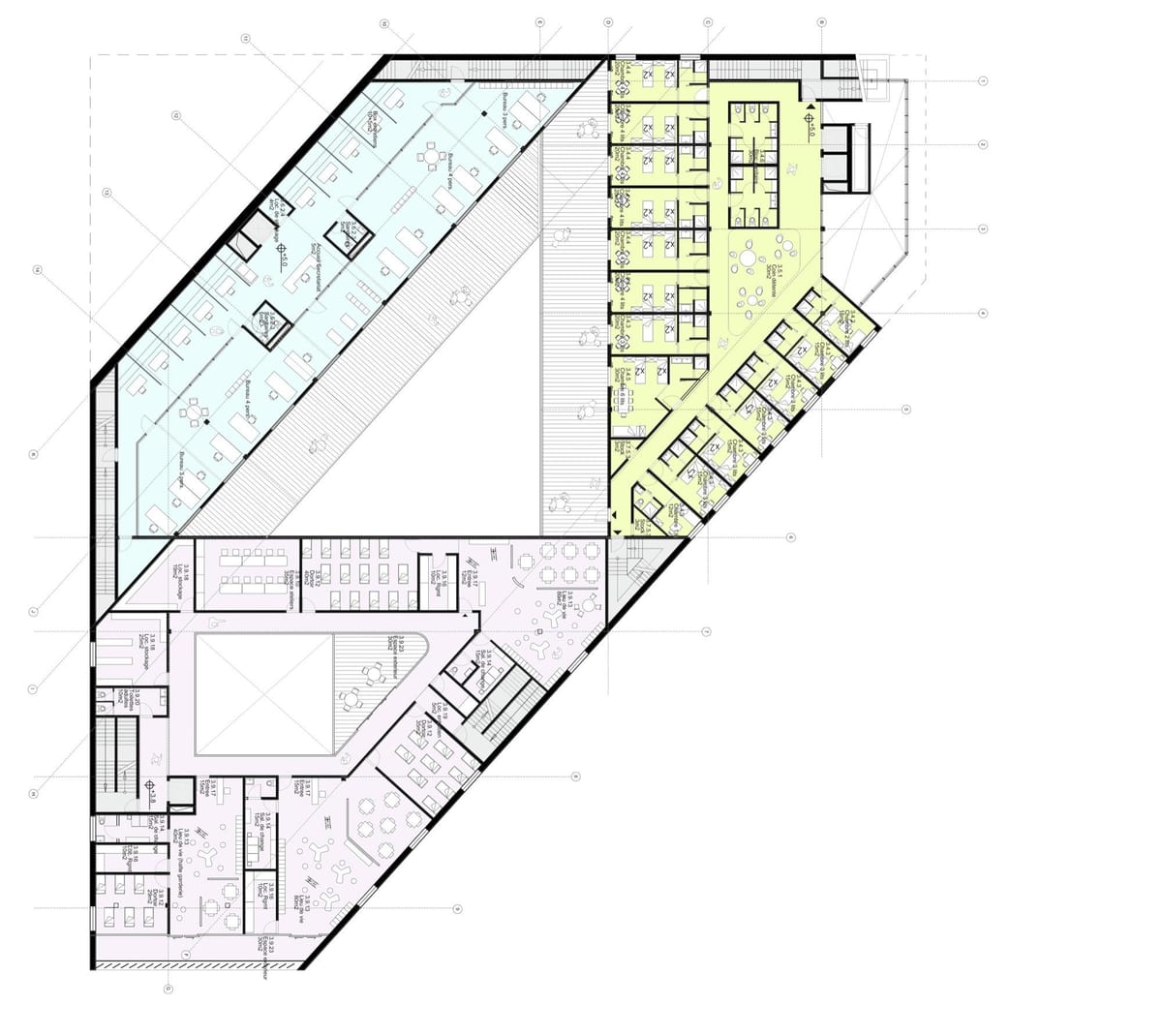 mapa do centro comercial euraLille
