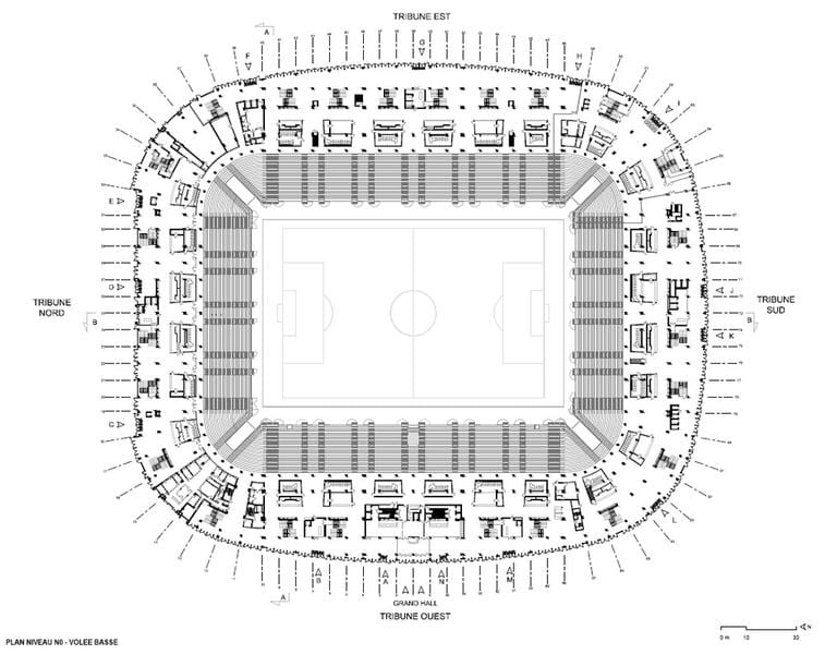 mapa de Lille estádio