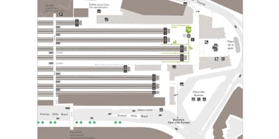 Lille estação de trem mapa
