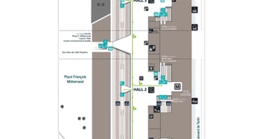Mapa de Lille estação eurostar