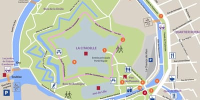 Mapa de Lille parque