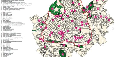 Mapa de Lille monumento