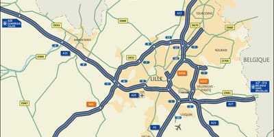 Mapa de Lille